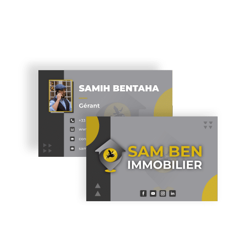 Carte de visite – SAM BEN Immobilier