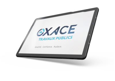 Animation logo – OXACE Travaux Publics