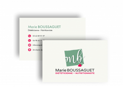 Carte de visite – Marie Boussaguet