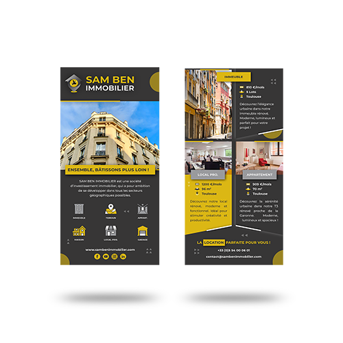 Flyer – Sam ben immobilier