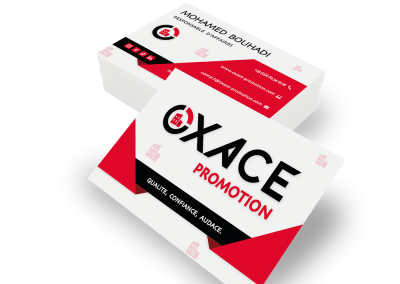 Carte de visite – OXACE Promotion