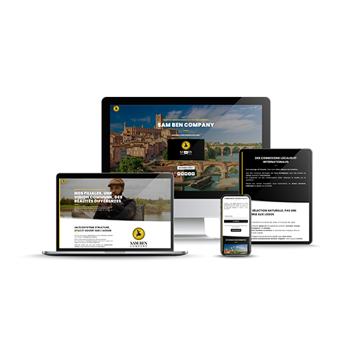 Site internet – SAM BEN COMPANY