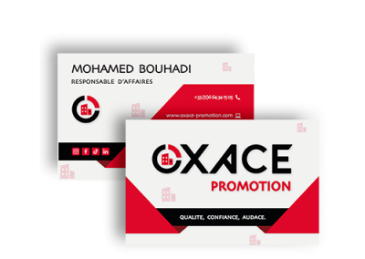 Carte de visite – Oxace promotion