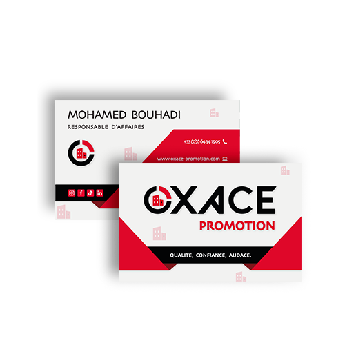 Carte de visite – Oxace promotion