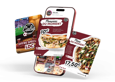 Modeles post Instagram – Pizza Calia