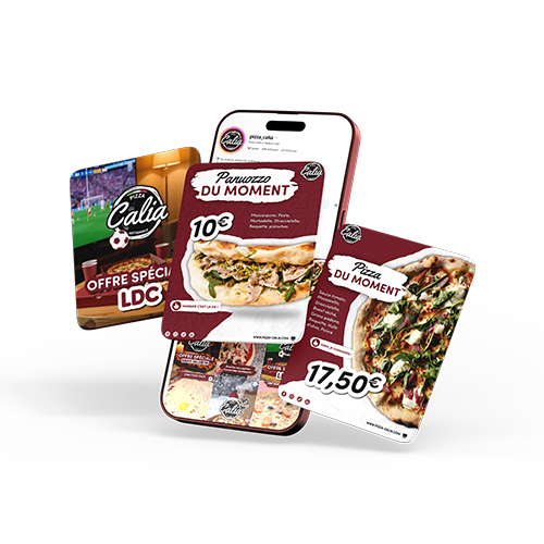 Modeles post Instagram – Pizza Calia